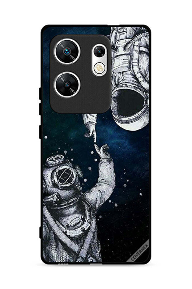 غطاء حماية لهاتف Infinix Zero 30 4G بتصميم رائد فضاء وغواص