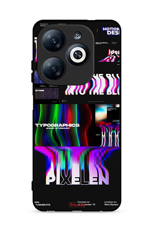 غطاء حماية لهاتف Infinix Smart 8 4G بتصميم متحرك
