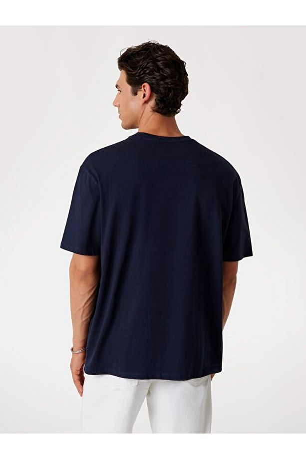 Patch Erkek Oversize Fit T-Shirt - 3