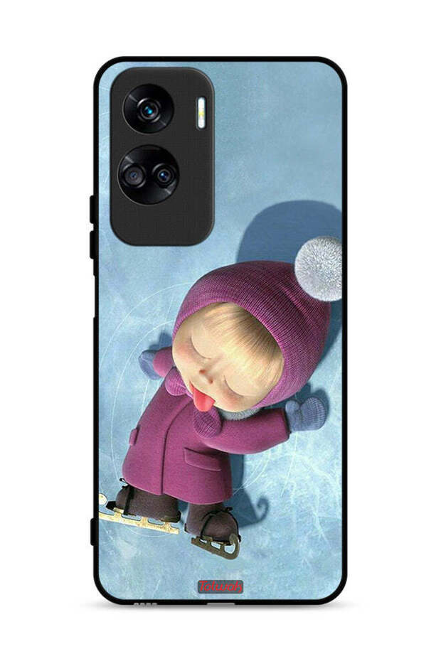 غطاء حماية لهاتف Honor 90 Lite 5G بتصميم دمية لطيفة