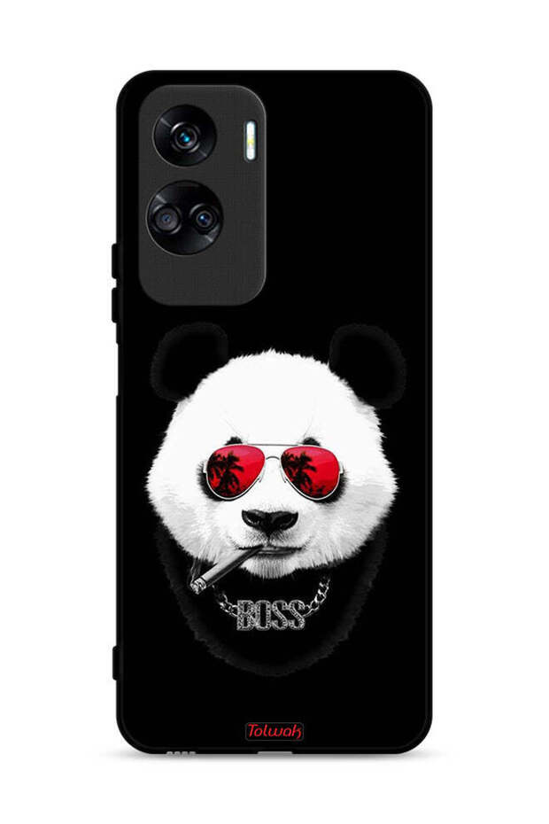 غطاء حماية لهاتف Honor 90 Lite 5G بتصميم Boss Panda