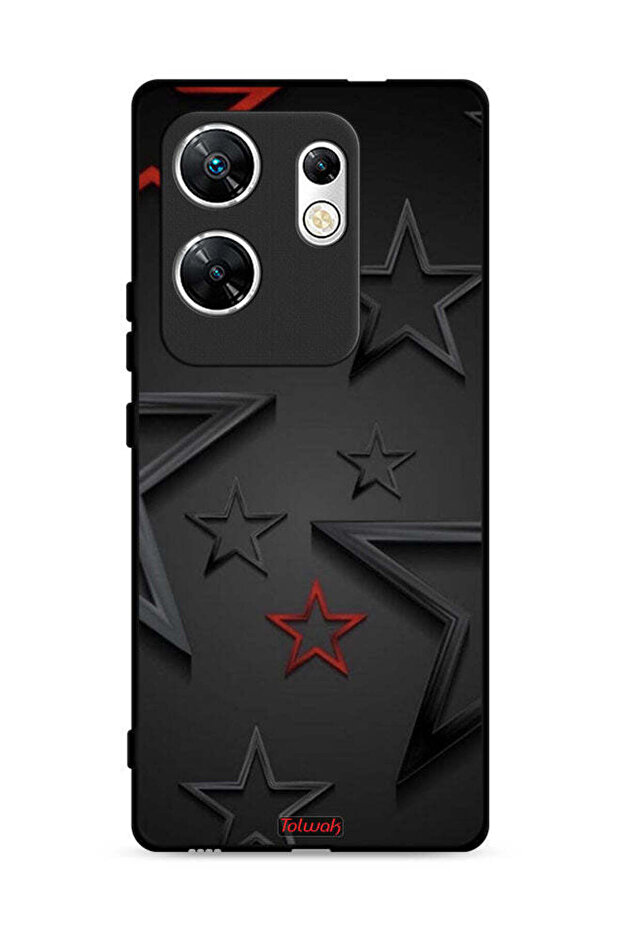 غطاء حماية لهاتف Infinix Zero 30 4G بنقشة نجوم