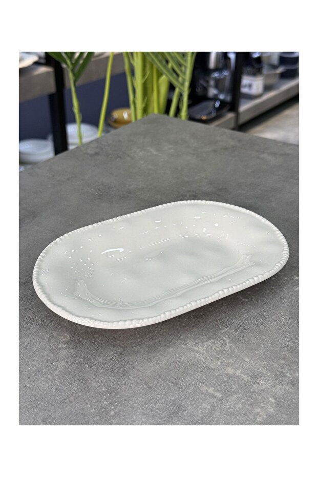 Cappadocia Collection Porcelain Boat Plate 20,5X13,5