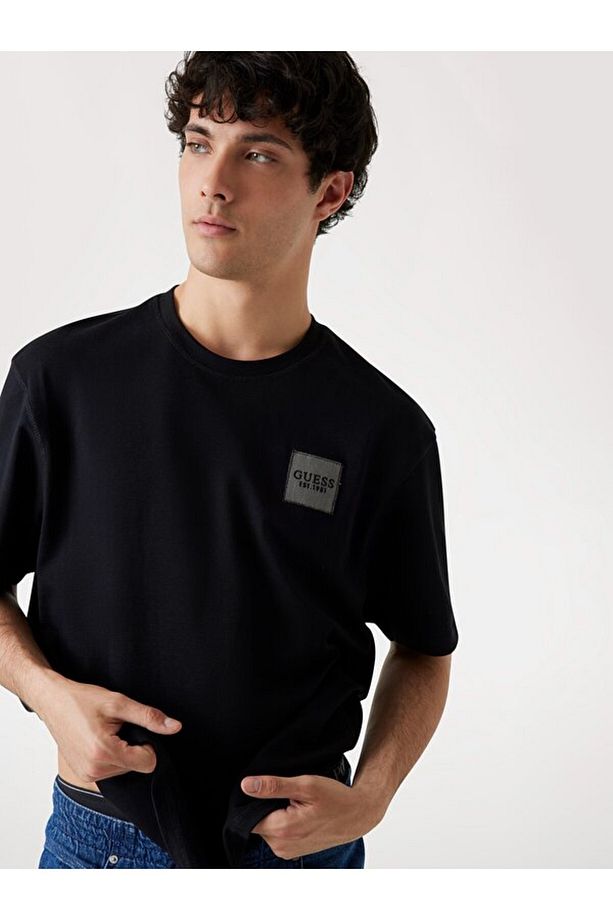 Patch Erkek Oversize Fit T-Shirt - 4