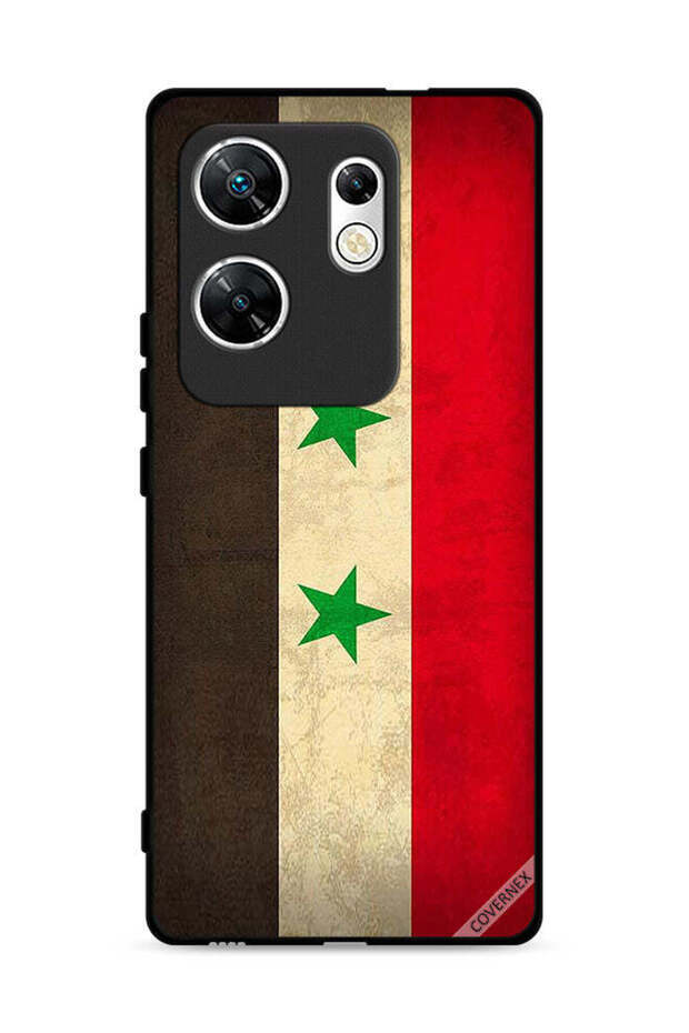 غطاء حماية لجهاز Infinix Zero 30 4G بعلم سوريا