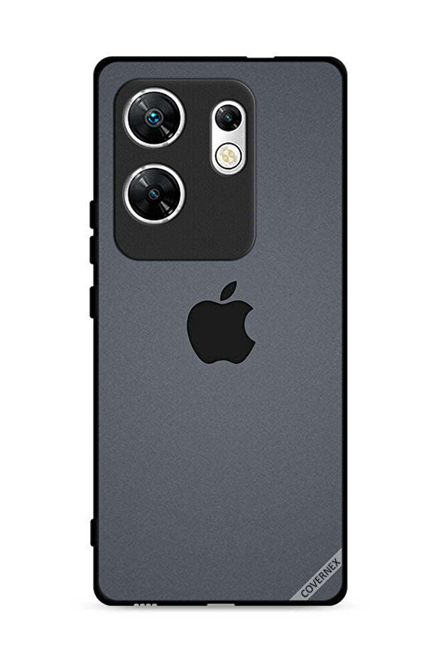 غطاء حماية لهاتف Infinix Zero 30 4G بشعار Apple