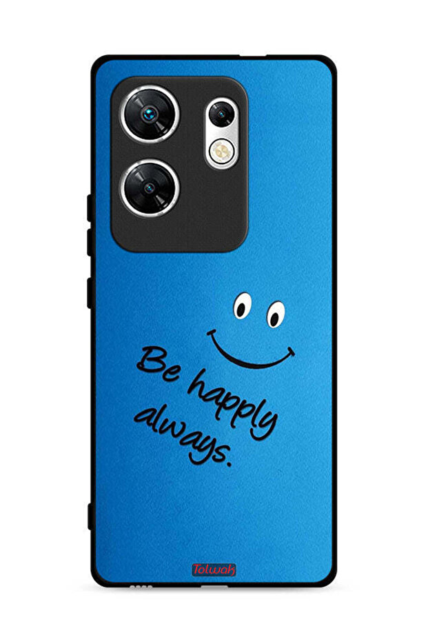 غطاء حماية لهاتف Infinix Zero 30 4G كن سعيدًا دائمًا