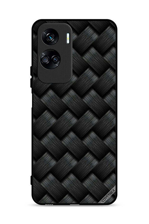 غطاء حماية لهاتف Honor 90 Lite 5G بنقشة خطوط داكنة