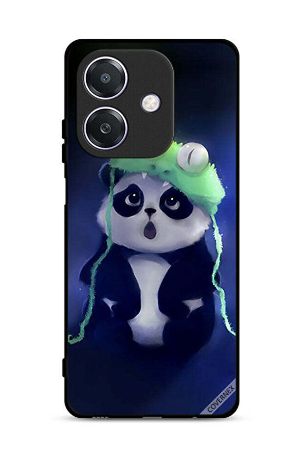 غطاء حماية لهاتف Oppo A3 5G بتصميم باندا