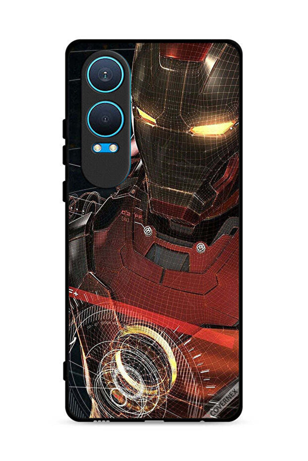 غطاء حماية لهاتف OnePlus Nord CE4 Lite 5G مستوحى من Iron Man