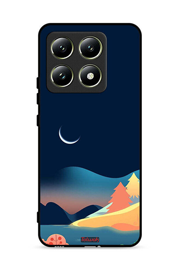 Xiaomi 14T 5G Protective Case Cover Moon Abstract Drawing Art