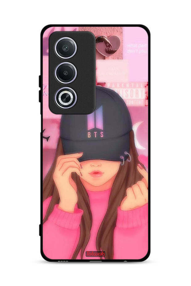 غطاء حماية لهاتف Oppo A3 Pro 5G بطبعة فتاة سناب