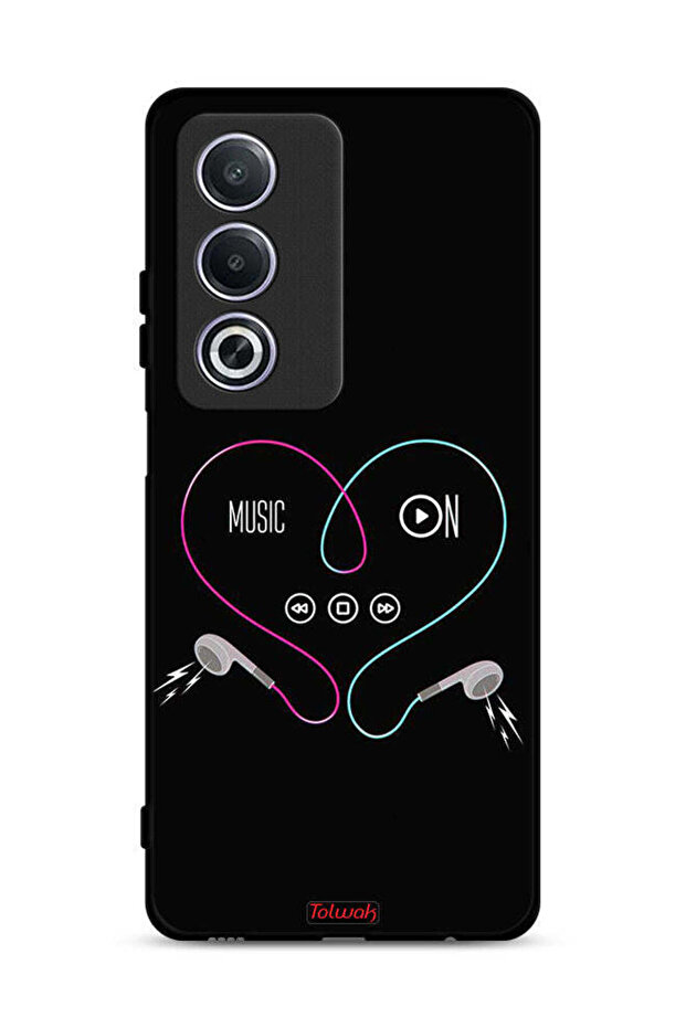 غطاء حماية Oppo A3 Pro 5G مع موسيقى
