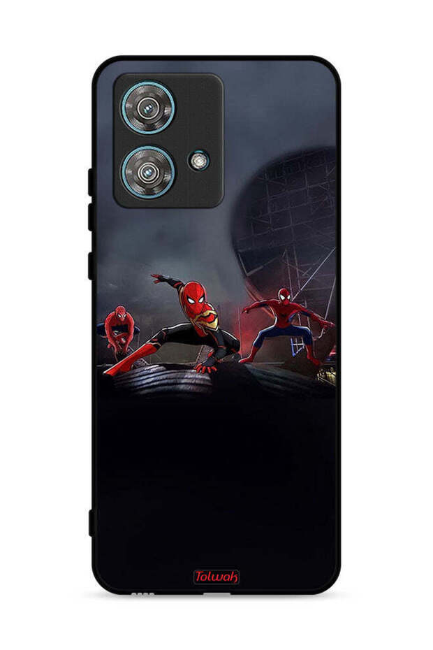 Motorola Edge 40 Neo 5G Protective Case Cover Three Spiders