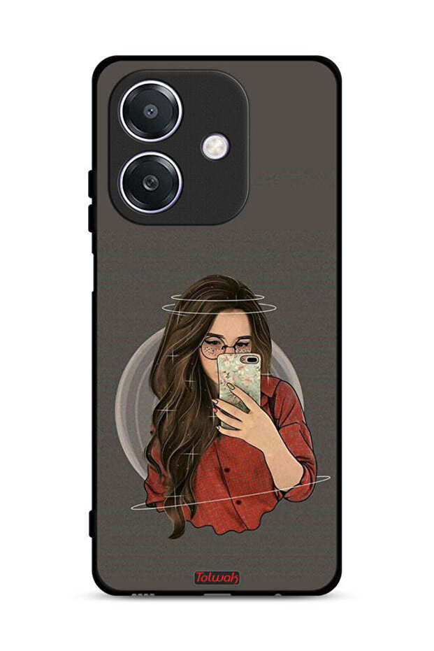 غطاء حماية لهاتف Oppo A3 5G لالتقاط صور سيلفي