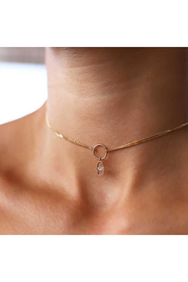 Fatmanın Eli Choker Kolye - 1