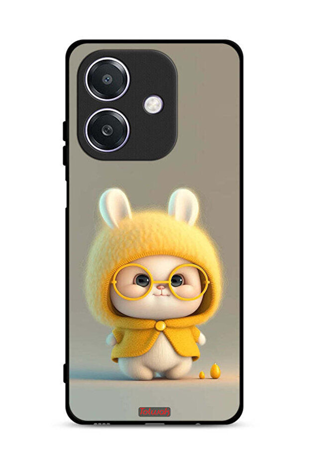 غطاء حماية Oppo A3 5G بتصميم أرنب صغير