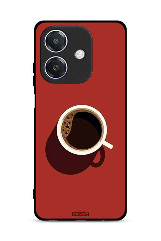 غطاء حماية Oppo A3x 5G بتصميم فنجان قهوة
