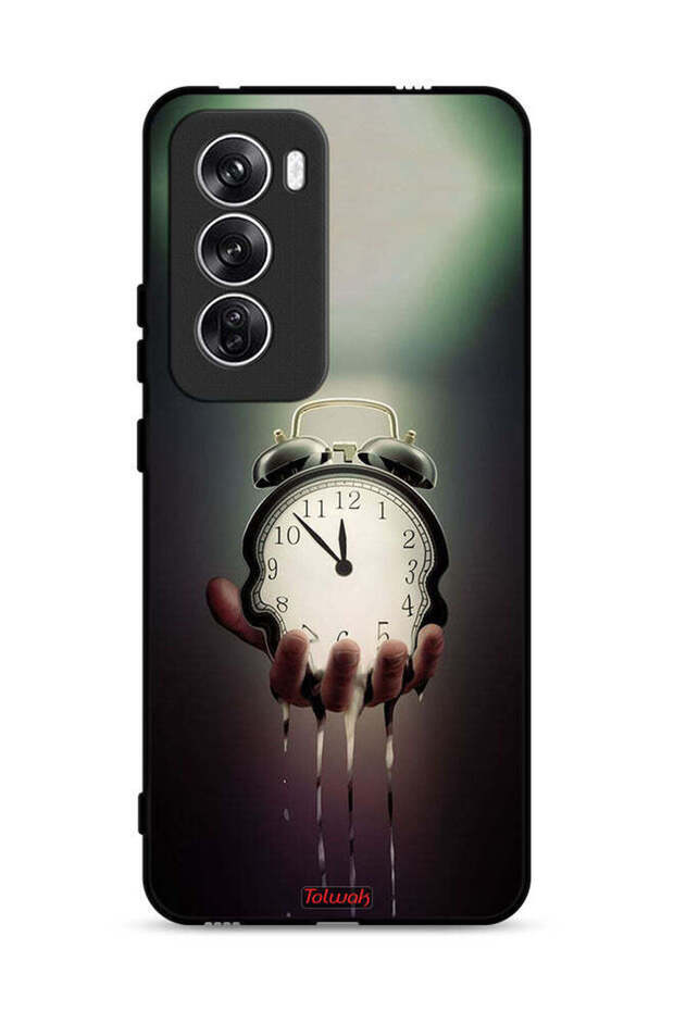 غطاء حماية لهاتف Oppo Reno12 5G على شكل ساعة