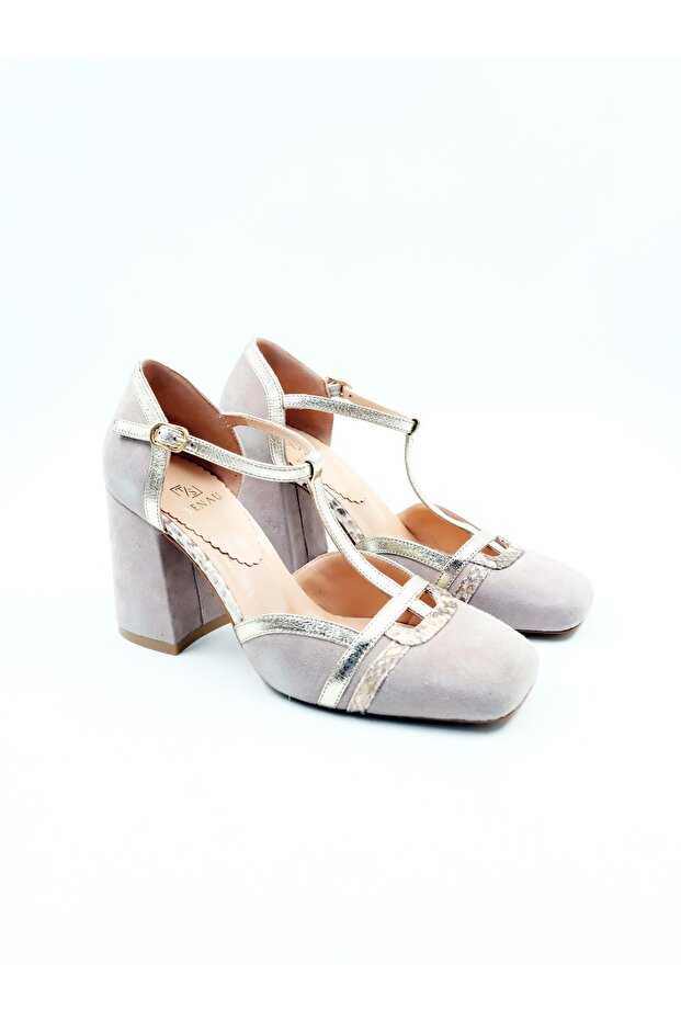 Women's Genuine Leather Heeled Shoes