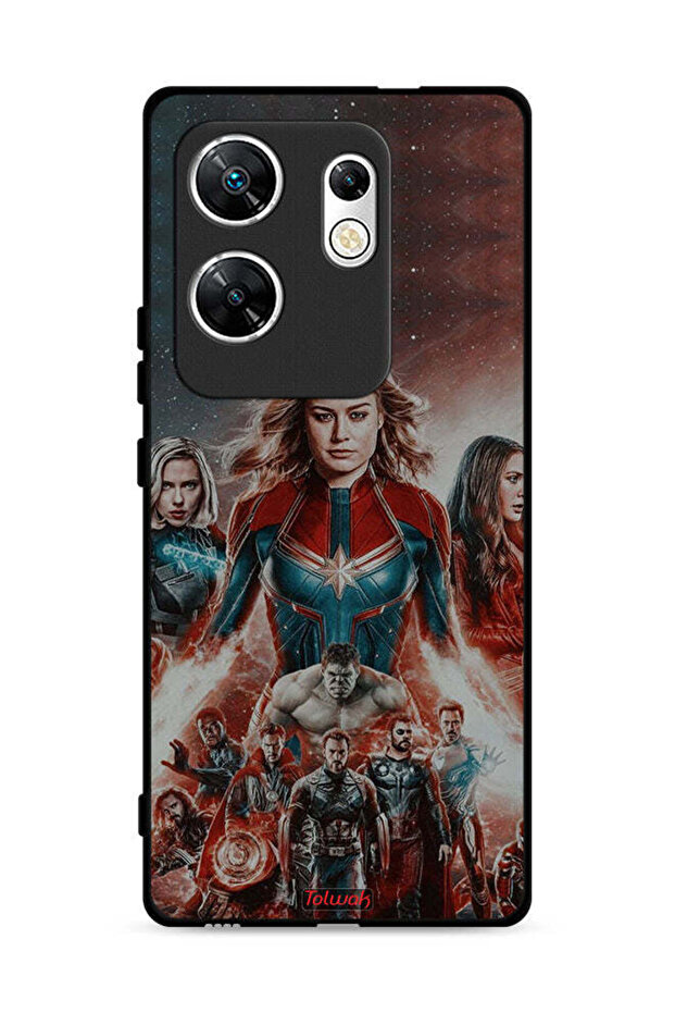 غطاء حماية لجهاز Infinix Zero 30 4G بتصميم Avengers
