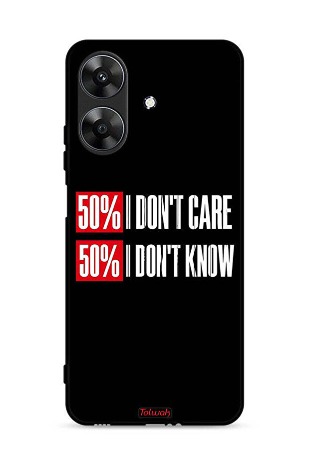 غطاء حماية لهاتف Realme Note 60 4G لا يهمني