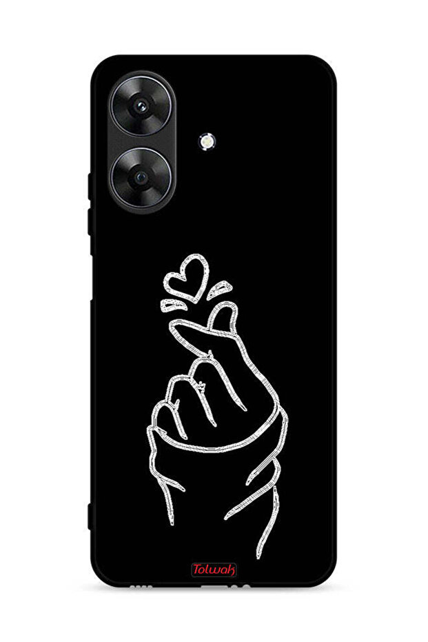 غطاء حماية لهاتف Realme Note 60 4G Snap Love