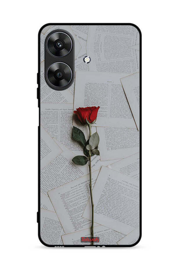 غطاء حماية لهاتف Realme Note 60 4G وردي على ورق