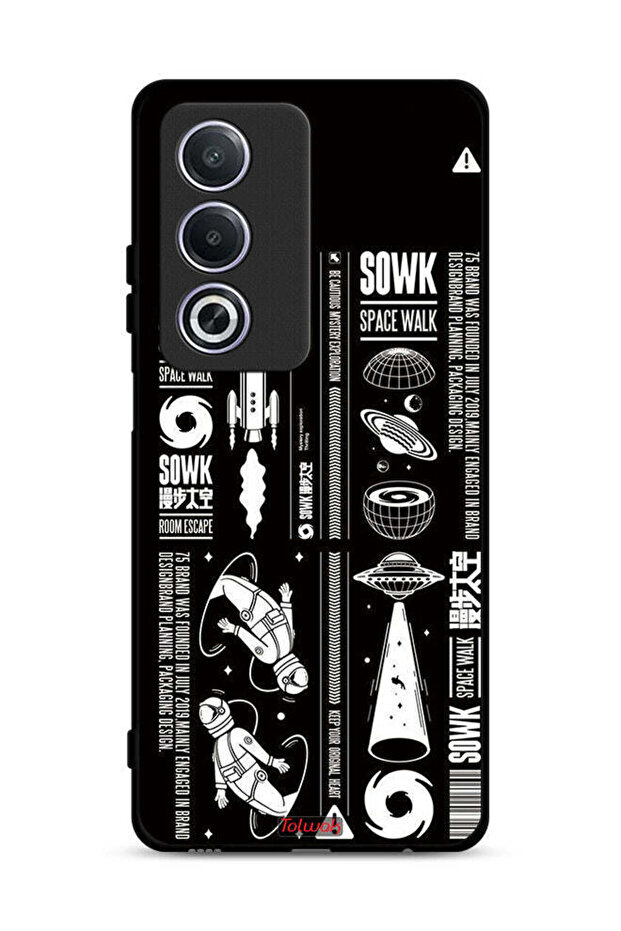 غطاء حماية لهاتف Oppo A3 Pro 5G ملصق Sowk Space Walk