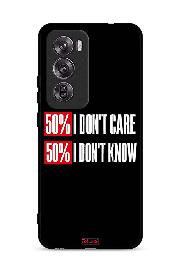 غطاء حماية لهاتف Oppo Reno12 Pro 5G لا يهمني