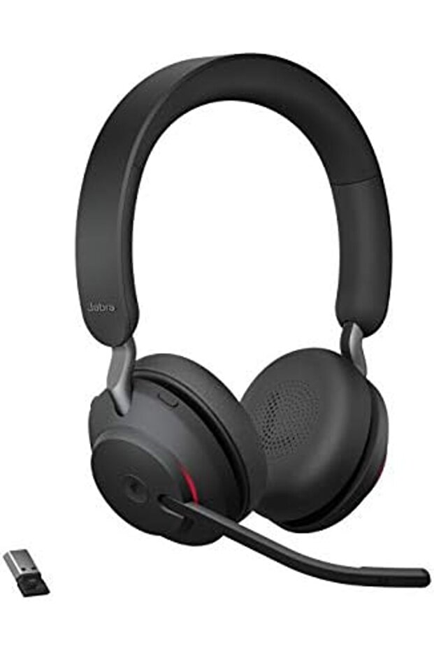 Evolve2 65 Wireless PC Headset - Noise Cancelling Microsoft Teams Certified Stereo Headphones