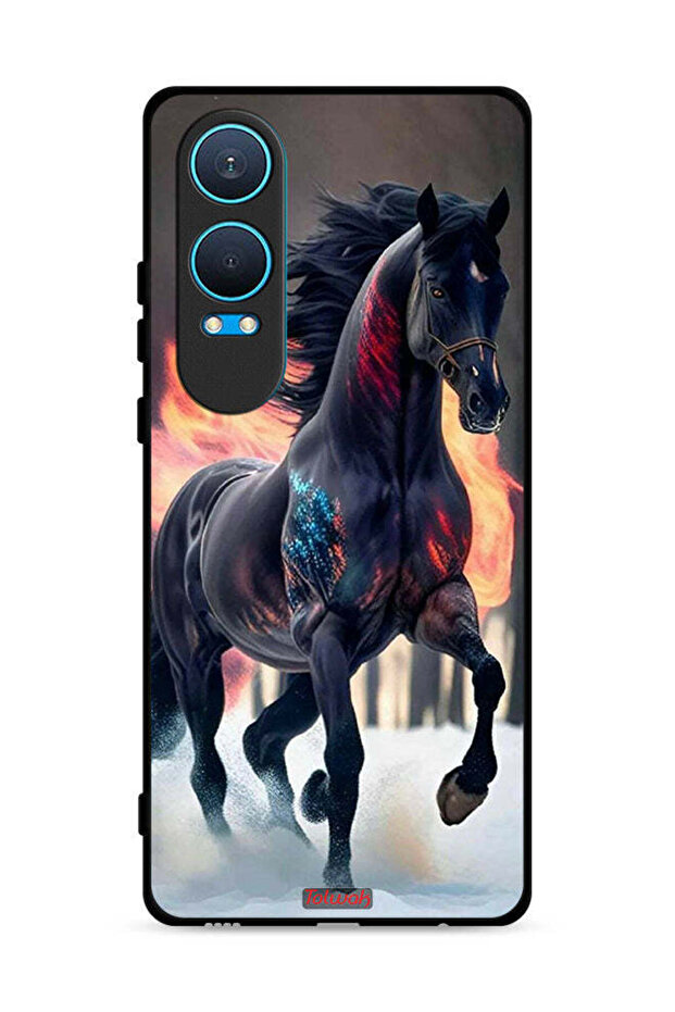 غطاء حماية لهاتف OnePlus Nord CE4 Lite 5G، لون حصان عالي الوضوح