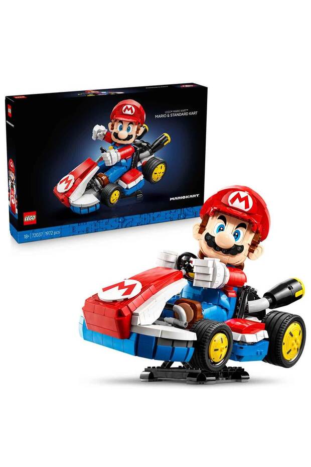 ® Super Mario: Mario Kart – Standard Kart 72037 - Yetişkinler için Mario Yapım Seti (1972 Parça) - 1