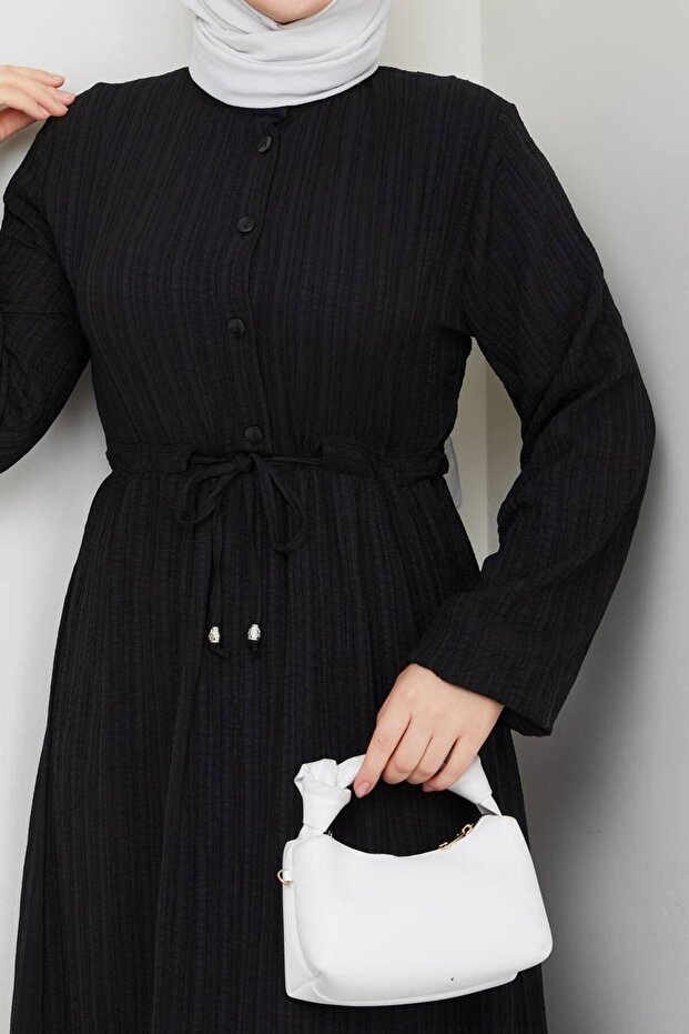 Tunnel Burgunder Fabric Tettured Dress