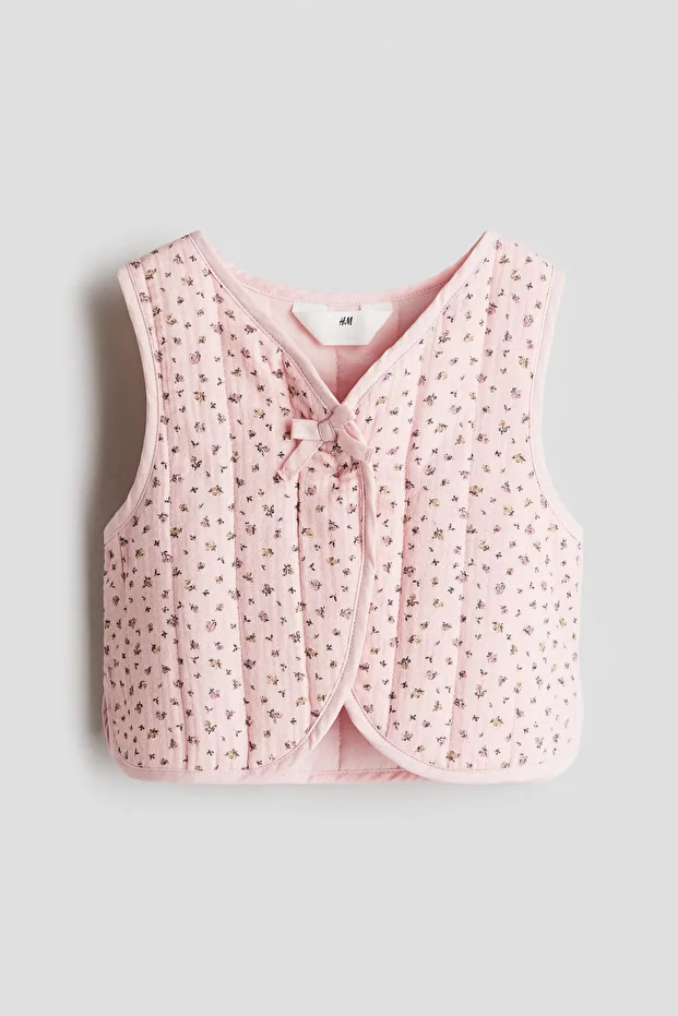 Kapitone Muslin Yelek - 1