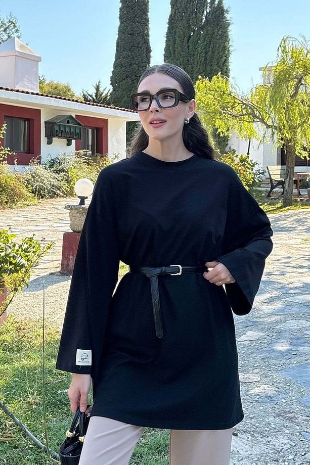 Siyah Tunik Body - 1