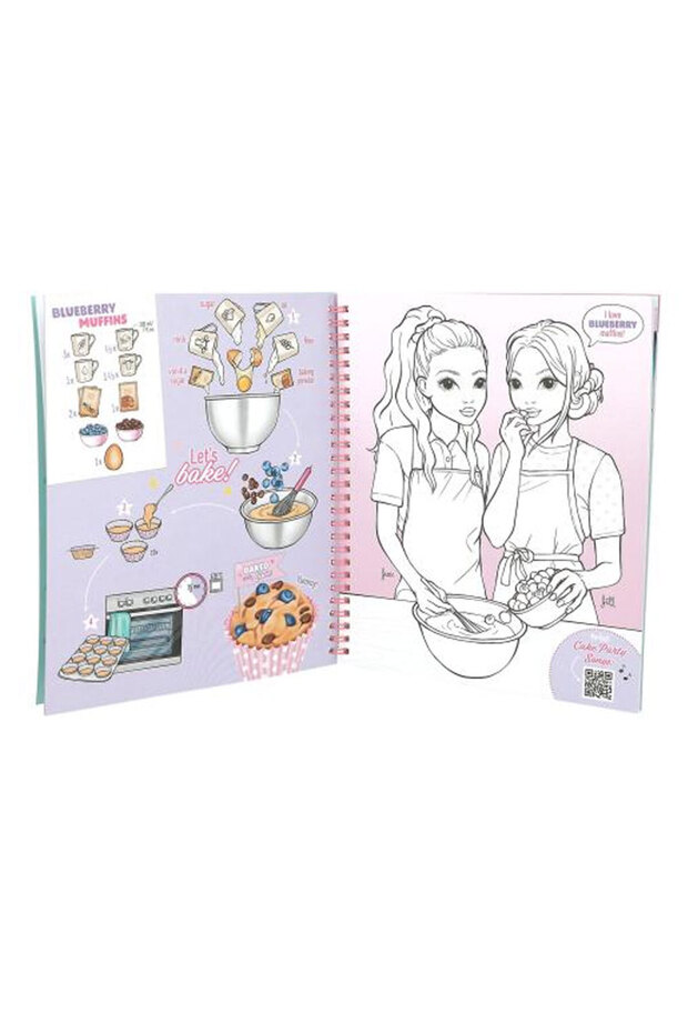 TOPModel Cake & Bake Boyama Kitabı 13386 - 5