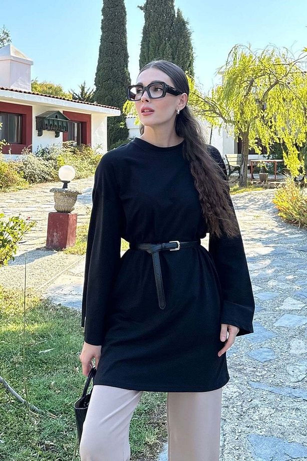 Siyah Tunik Body - 4