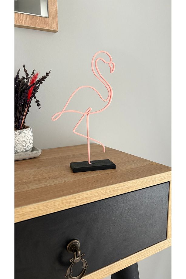 Tekli Şeker Pembesi Flamingo 20,5 Cm - 1