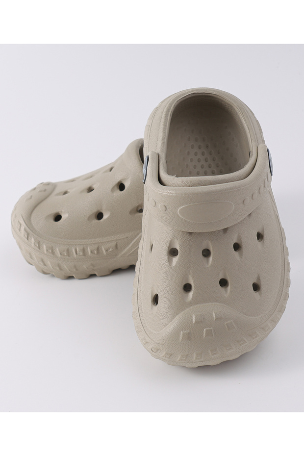 Solid Clogs with Backstraps - Grey - 2