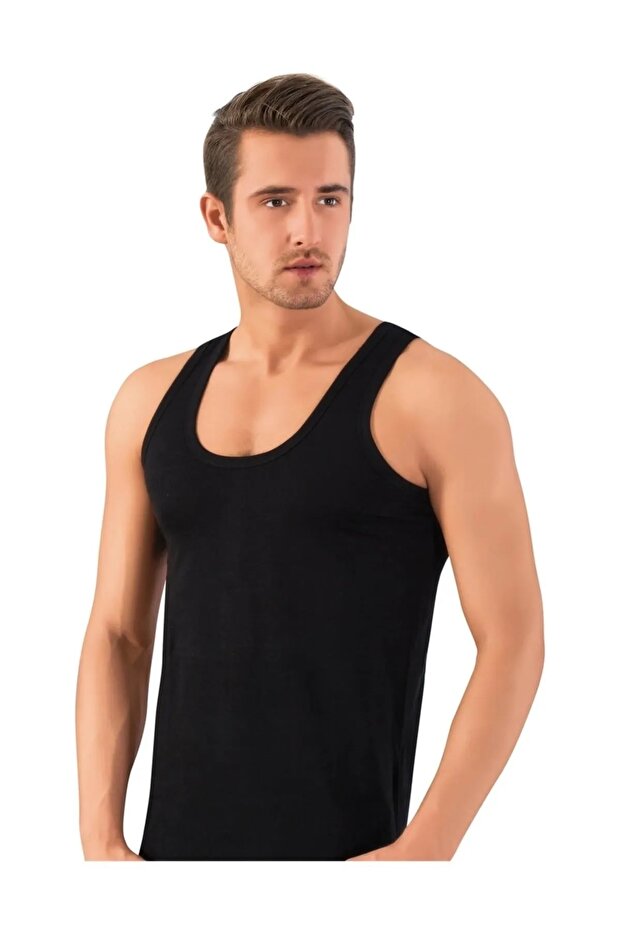 6 Pieces Men's Combed Cotton Classic Undershirt 1St Quality Is Made of 100% Cotton Yarns.