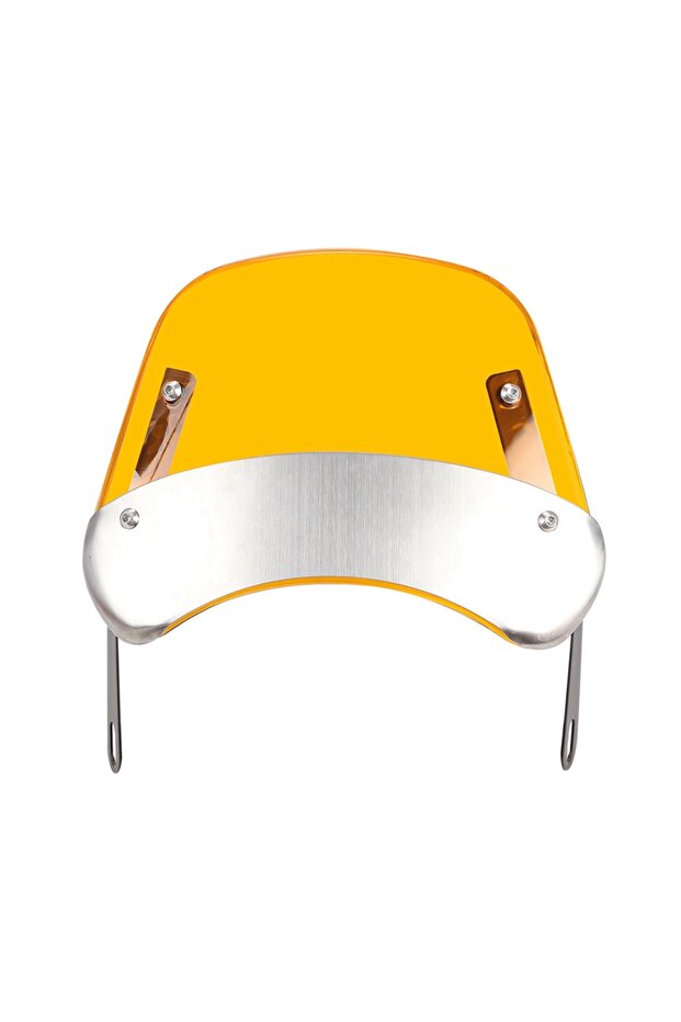 yellow A style Motorcycle Headlight Windshield Wind Deflector Windscreen Universal for The Most Mode