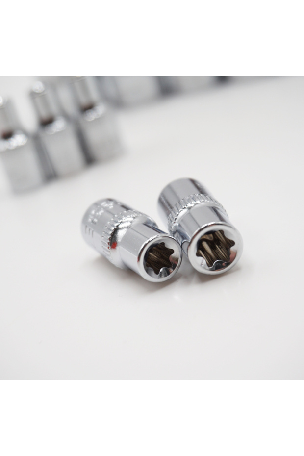 11Pcs 1/4" 3/8" Star Socket Set Femal E Type Sockets Wrench Head E4 E5 E6 E7 E8 E10 E12 E14 E16 ... - 6