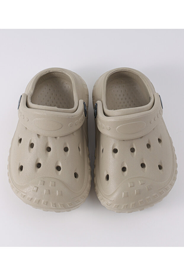 Solid Clogs with Backstraps - Grey - 3
