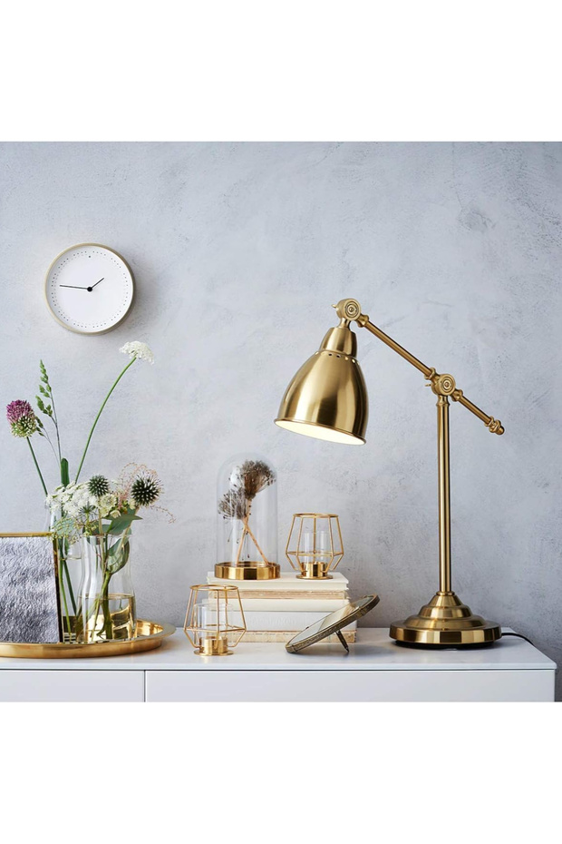 ابجورة طاولة بلون نحاسي فاخرة من فولتكس - 2