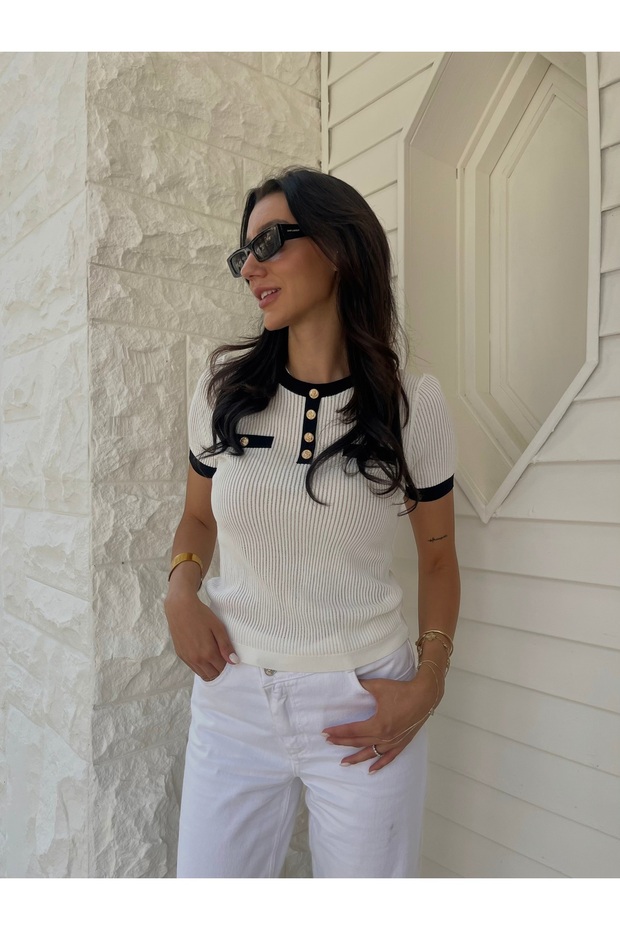 Chanel Model Triko Bluz - 1