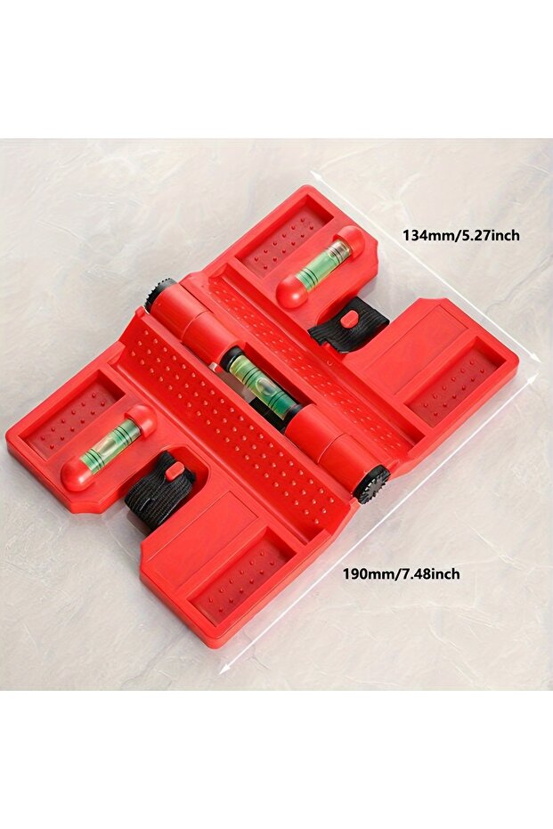 1PC Magnetic Column Level, Adjustable Folding Column Level with Elastic Ring Level, suitable for Pip - 5