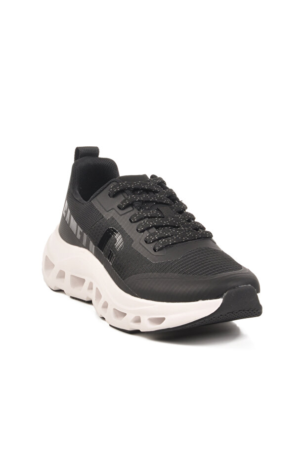 Black-White Mesh Memory Foam Unisex Sports Shoes Malawi g