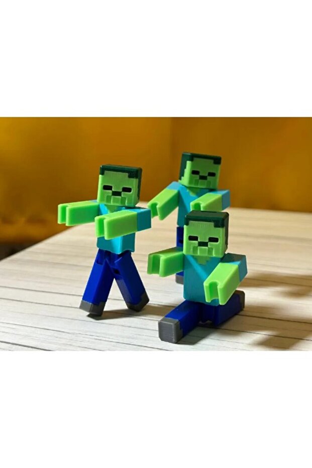 3D Minecraft Zombi - 2