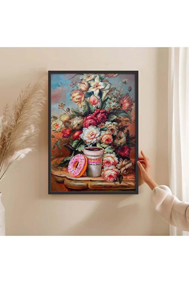 Wooden Frame Painting Framed Poster Art Wall Decor Tk/1482